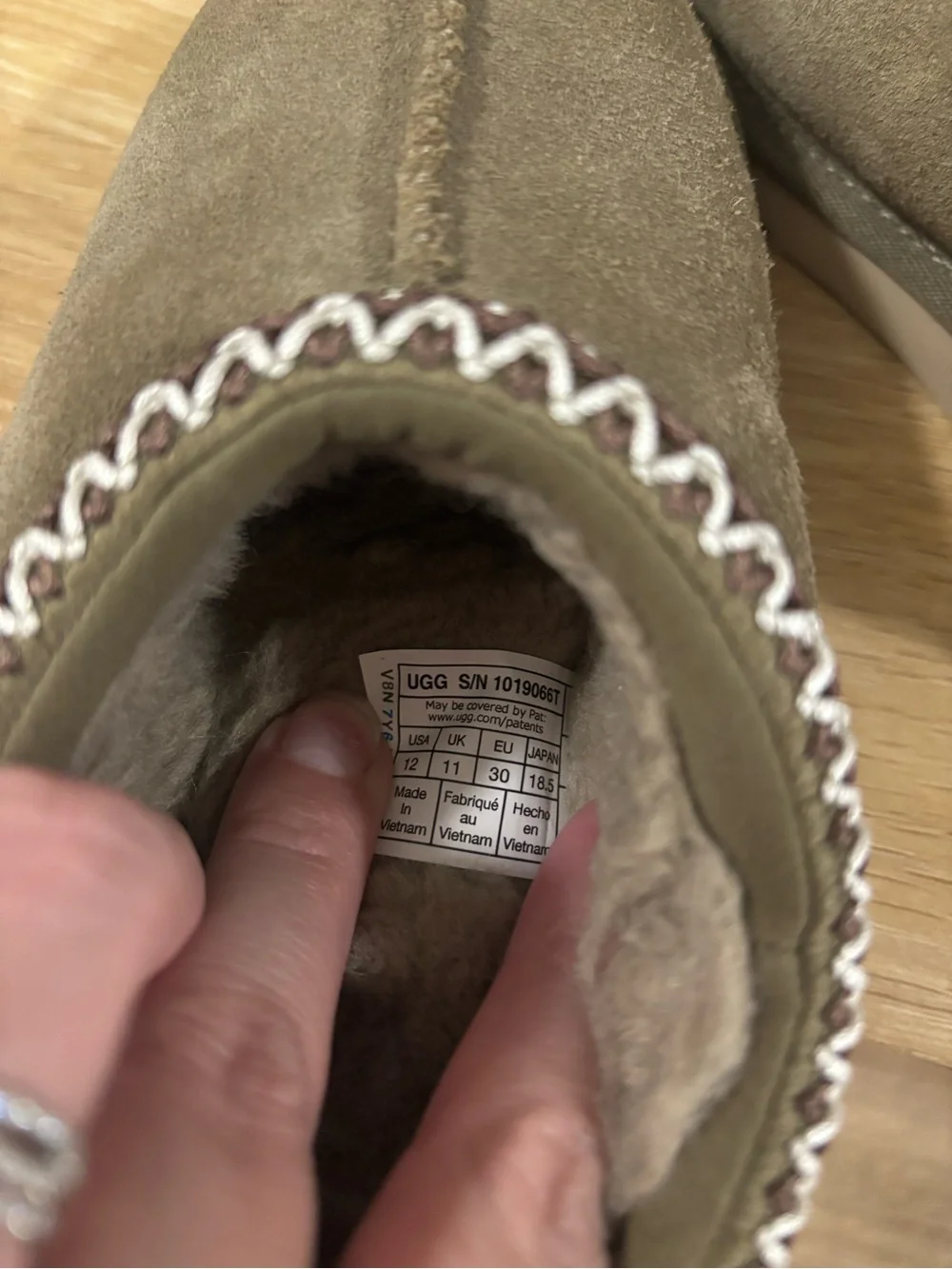 UGG Toddler Tasman II Slippers 12c Brown